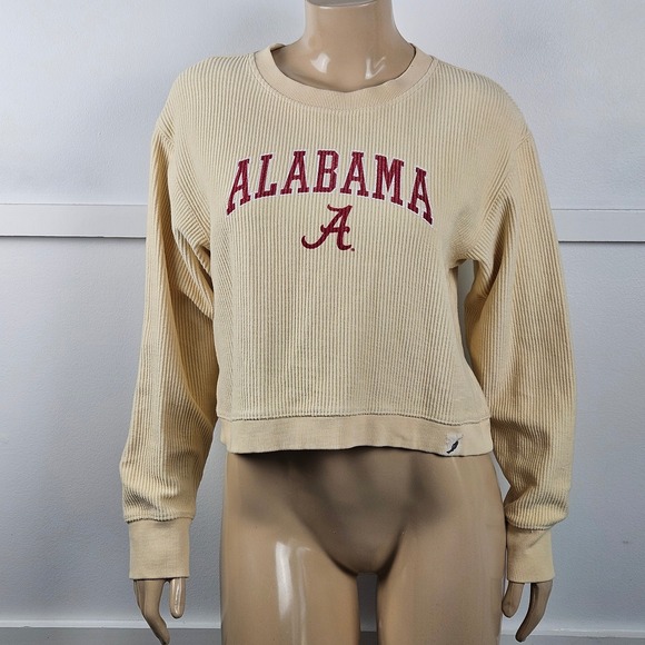 Leauge Alabama Crimson Tide Classic Corded Sweatshirt Size L - Picture 2 of 10